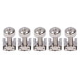 thumbnail image 1 of Computer Racks And Cabinets, 50 Sets Cage M5 Nut M5x20 Screw Kit Nickel Plated Iron Metric Square Hole Rack Mount Cabinets,Cage For Universal Fit Marine Yacht RV, 1 of 8