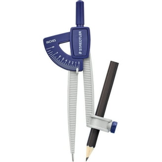 School Smart 081885 Ball Bearing Compass With Long Point- Up To 12 In Nickel Pack 12