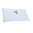 thumbnail image 3 of Cubierta de mesa de masaje seccional con orificio para toalla Blanco, 3 of 6