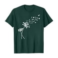thumbnail image 1 of Nouveaux et Tendances T-Shirts Graphiques Uooqdmx pour Femmes, Hauts Floraux pour Femmes, Mode Plage pour Femmes, Mignons Col Rond Tournesol Graphique Décontracté Imprimé Tee Tops, Hauts de Printemps pour Femmes 2025, Vert Armée TG, 1 of 3