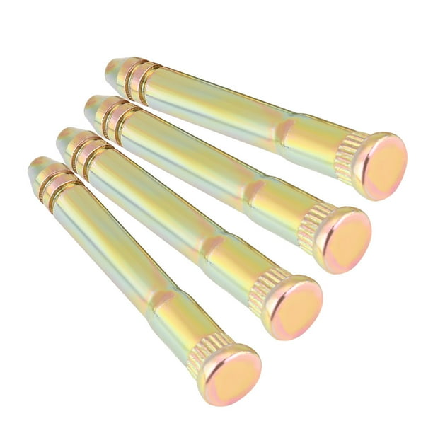 Yctze Pasadores de bisagra de puerta de coche Acero galvanizado amarillo 4 piezas Pasador de bisagra de puerta de coche CRX CX DX EX SI EG6 B16 D16 EK Pasador de bisagra de puerta ANGGREK Otros