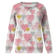 thumbnail image 4 of Valentines Day Shirts for Women Sweatshirt Cute Love Heart Graphic Tees Casual Long Sleeve Pullover Tops for Girlfriend, 4 of 5