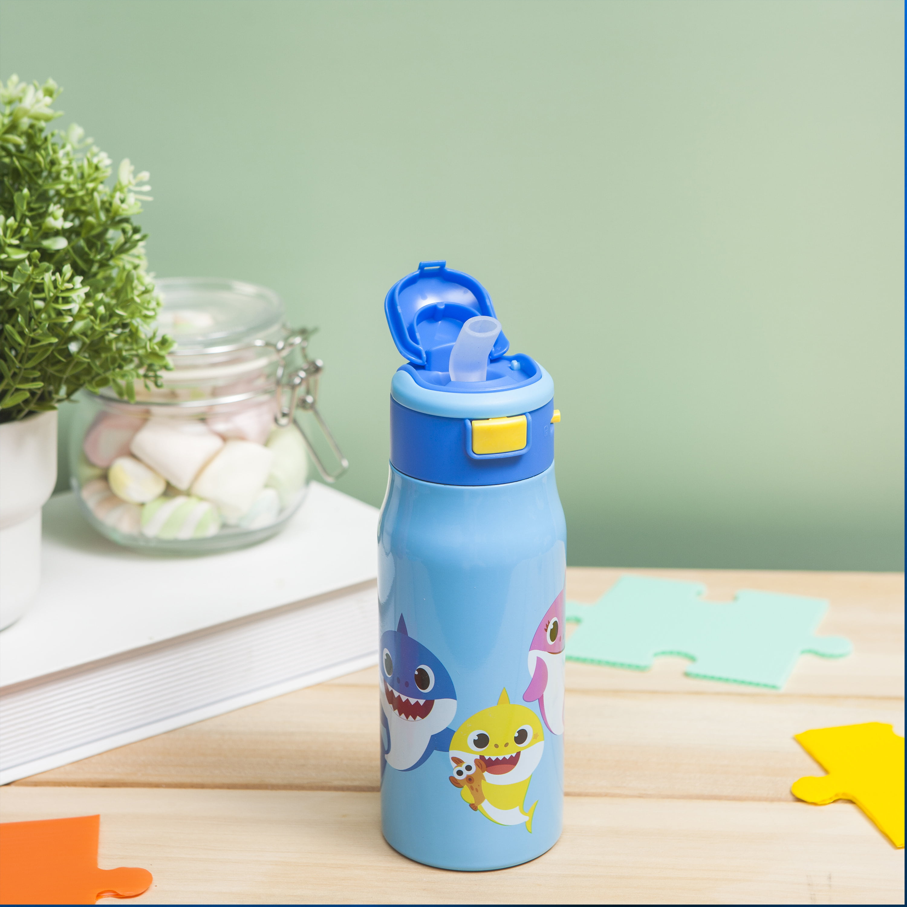 Safta Preschool Alphabet 500ml Water Bottle Multicolor