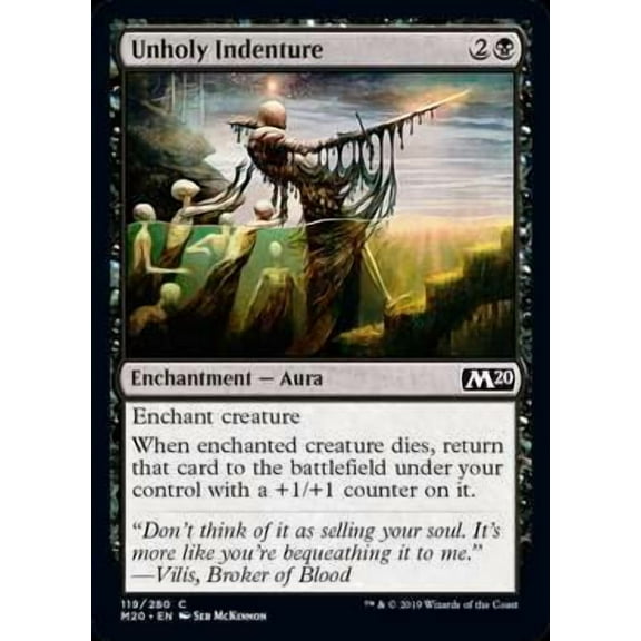 MtG Core Set 2020 Unholy Indenture #119