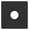 Black, variant on Baldwin R017190IDM 2.62 in. Single Estate Rosette for Dummy Functions, Satin Black