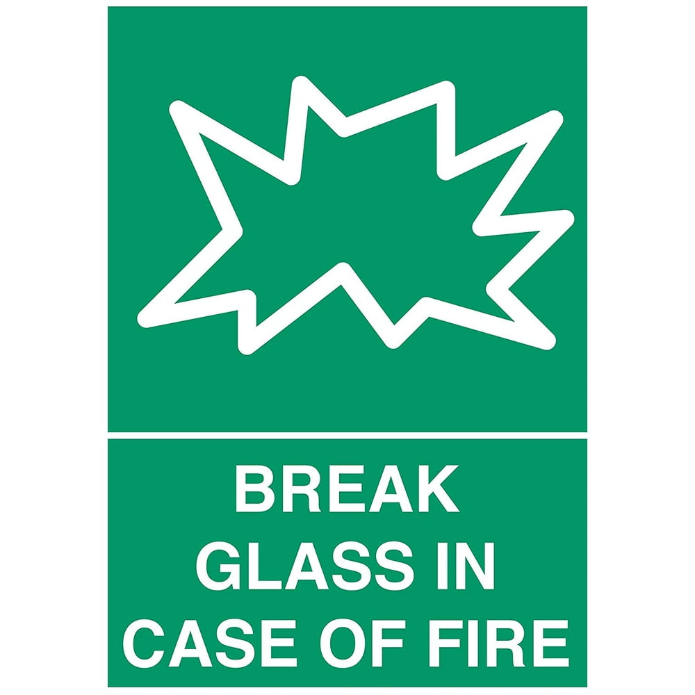 Vinyl Stickers Bundle Safety and Warning Signs Stickers Break