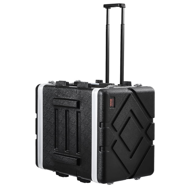 Gabinete para rack de servidor VEVOR 8U de 19 pulgadas de profundidad con asa de construcción ABS