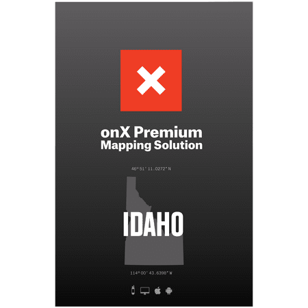 Idaho Hunting Maps: onX Hunt Chip for Garmin GPS - Public & Private Land Ownership - Hunting Units & Zones - Includes Premium Membership for onX Hunting App for iPhone, Android &