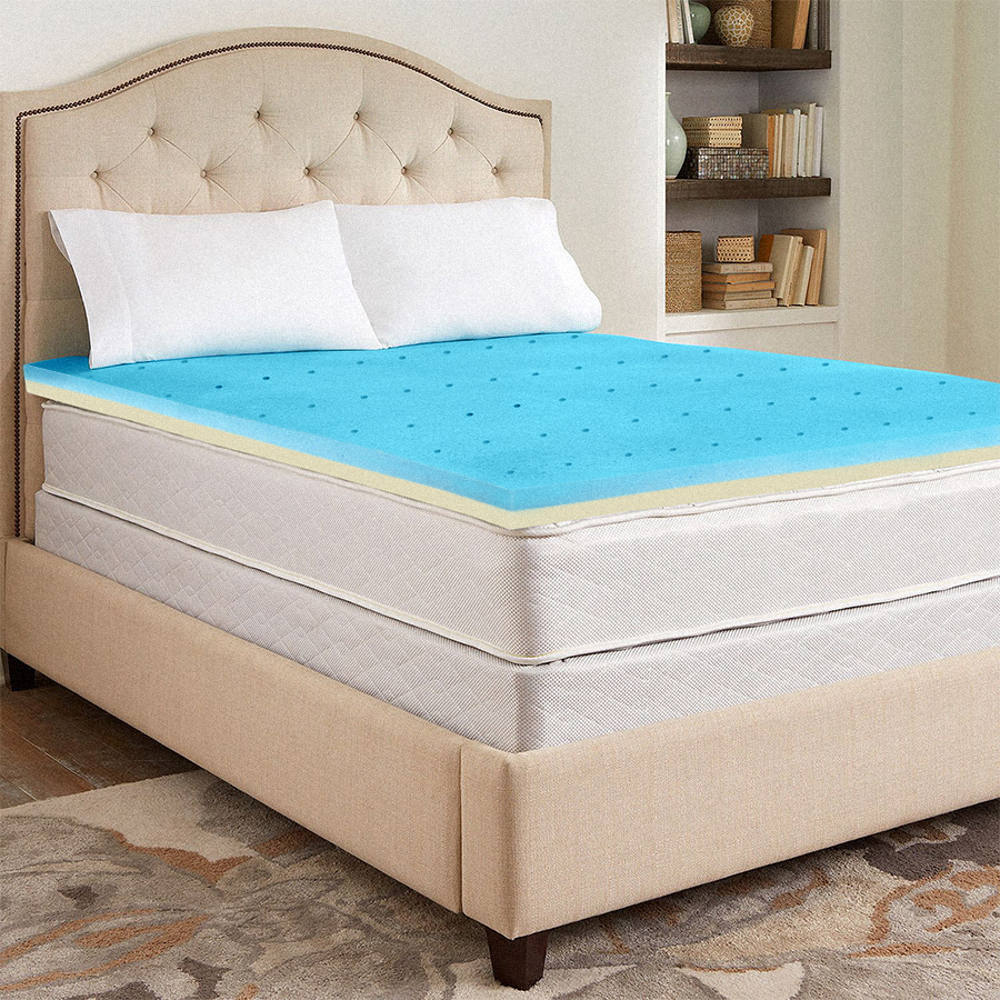 Continental Sleep, High Density Foam Mattress Topper , Twin
