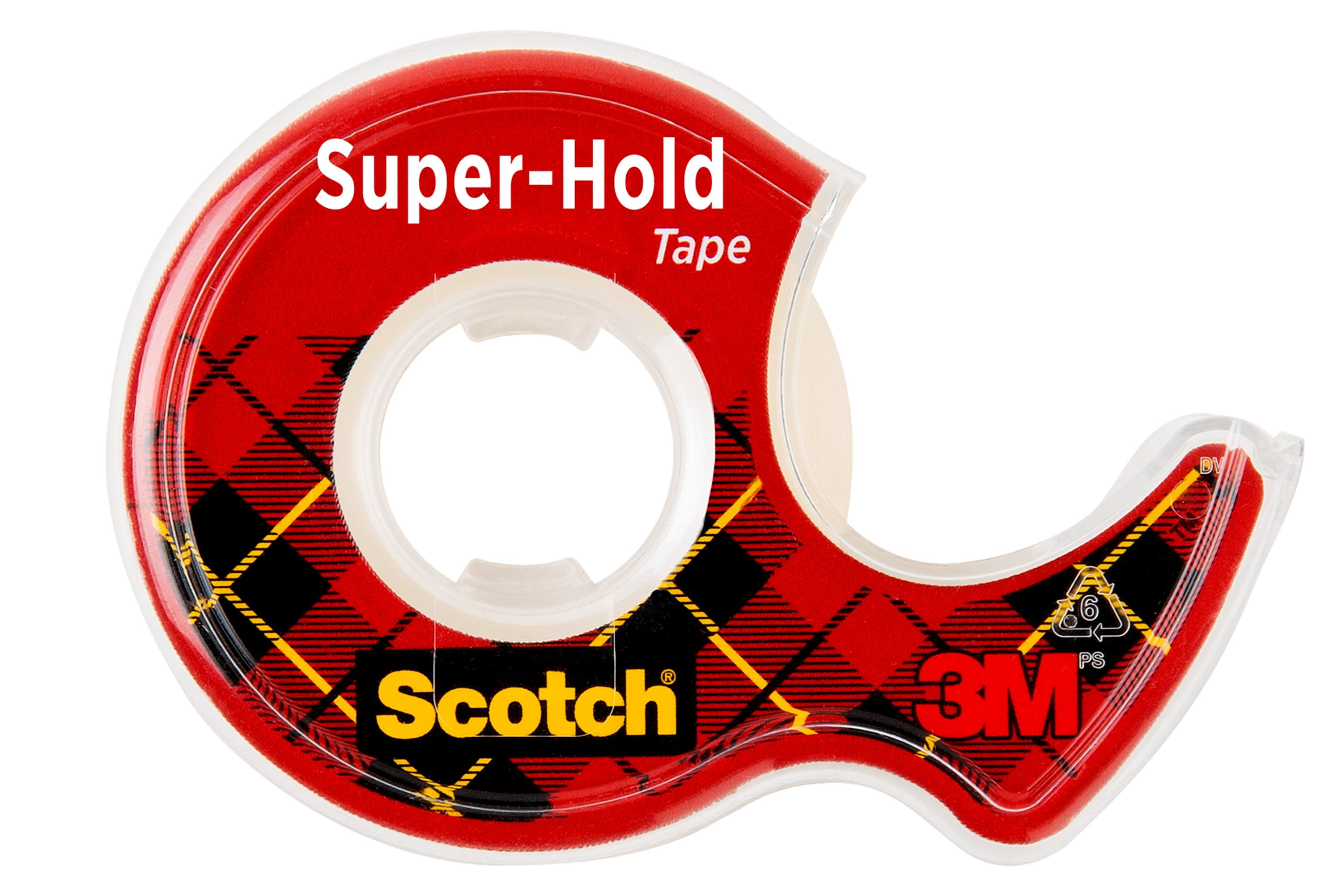 Scotch Super-Hold Tape, 3/4 in x 800 in, 3/Pack (700S3)