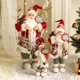 thumbnail image 5 of Papá Noel grande de 60cm, decoraciones de Feliz Navidad para el hogar, Feliz Año Nuevo, muñeca de Papá Noel, decoraciones de ventana, regalo para el hogar, 2023（style 14, 5 of 5