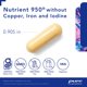 thumbnail image 3 of Suplemento Pure Encapsulations Nutrient 950 180 cápsulas, 3 of 8