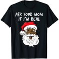 thumbnail image 1 of Real Santa Ask Your Mom If I'm Real Black Winking Fun Santa, 1 of 1