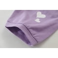 thumbnail image 2 of Little Hand Toddler Girl Pajamas Set Dinosaur purple Summer Kids Sleepwear 5T, 2 of 7