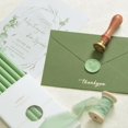 thumbnail image 4 of Barras de cera para sellar con pistola de pegamento UNIQOOO Mailable Moss Green x8, 4 of 7
