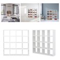 thumbnail image 2 of Estante de almacenamiento pequeño con 16 estantes de rejilla, muebles blancos para casas de muñecas, 2 of 10