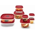 thumbnail image 1 of Rubbermaid 2066483 Easy Finn Grid Storage Container, 9 Piece Set, BPA Free, 1 of 5