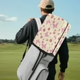 thumbnail image 4 of Yuyamidu Pink Butterfly Golf Bag Dust Cover for Women Cute Cherry Golf Bag Top Cover for Stand Cart Bags Easy to Carry Protect Your Clubs, 4 of 8