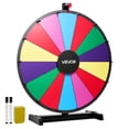 thumbnail image 1 of VEVOR Roue Tournante de 24 Po pour Prix, Roue Tournante à 14 Emplacements avec Support, Roulette de Table pour Gagner de la Fortune avec Effacement à Sec et 2 Marqueurs, 6 Couleurs, Assemblage Facile, pour Fêtes, Pub, Salon Professionnel, Carnaval, Événements, 1 of 9