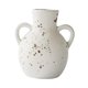 thumbnail image 2 of Jarrón rústico de cerámica Wabi Sabi, centro de mesa, decoración boho para plantas Blanco Marrón, 2 of 9