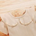 thumbnail image 6 of HCNTES Summer Clothes for Toddler Girls Ruffled Bodysuit Printed Shorts & Headband 3 Piece Outfit, 6 of 9