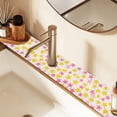 thumbnail image 2 of Yayeee Faucet Mat for Kitchen Sink 14.7" Diatomite Long Splash Guard Pad, White Stars Pattern, 2 Pack, 2 of 7