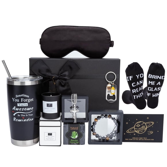 Birthday Gifts for Men Premium Gifts Baskets for Him Gifts Basket Ideas Set Thank You Gifts Man Retirement Gifts Father Birthday Presents for Dad Hus