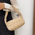 thumbnail image 2 of LinYooLi Quilted Tote Bags for Women Lightweight Quilted Padding Shoulder Bag Down Cotton Padded Large Tote Bags Lattice, 2 of 6