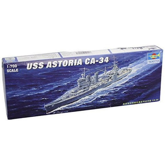 Trumpeter 1/700 USS Astoria CA34 Heavy Cruiser 1942 Model Kit