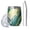 White-3, variant on 12oz Insulated Wine Tumbler with Lid & Straw, Stainless Steel Egg Shape Cup, Liquid & Marble Print