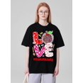 thumbnail image 1 of Love Lunch Lady Heart Valentine's Day Cafeteria Worker T-Shirt | Valentine's Day gift | Unisex | CotCamisetas para mujer, lindas camisetas con estampado gráfico, de manga corta, estilo casual, para ve, 1 of 6