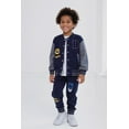 thumbnail image 2 of DC Comics Batman Fleece Varsity Bomber Jacket and Jogger Pants Toddler to Big Kid, 2 of 5