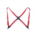 thumbnail image 1 of Minnieouse Hombres Mujeres Brace Moda coreana Fácil de combinar Universal Elegante Color sólido Elástico Tirantes traseros con 2 clips Accesorios de disfraces Rojo, 1 of 6
