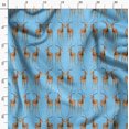thumbnail image 3 of Soimoi Rayon Fabric Deer Animal Fabric Prints by Yard 42 Inch Wide, 3 of 5