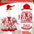 thumbnail image 2 of Disfraz de ganso de Suzile, baile navideño para ganso de 23 pulgadas, 2 of 7