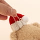 thumbnail image 2 of Bonita bufanda para el día de San Valentín, osito de peluche marrón, regalo de ropa DIY, árbol de Navidad floral, accesorios de mano, colgante, 2 of 6