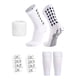 thumbnail image 1 of Calcetines de fútbol antideslizantes, prácticos, transpirables y fáciles de usar, almohadillas protectoras. Blanco, 1 of 9