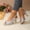 Silver, variant on Plus Size Metallic Dance Heels For Women Summer Casual Outdoor Indoor Comfortable Flared Heel Supportive Versatile