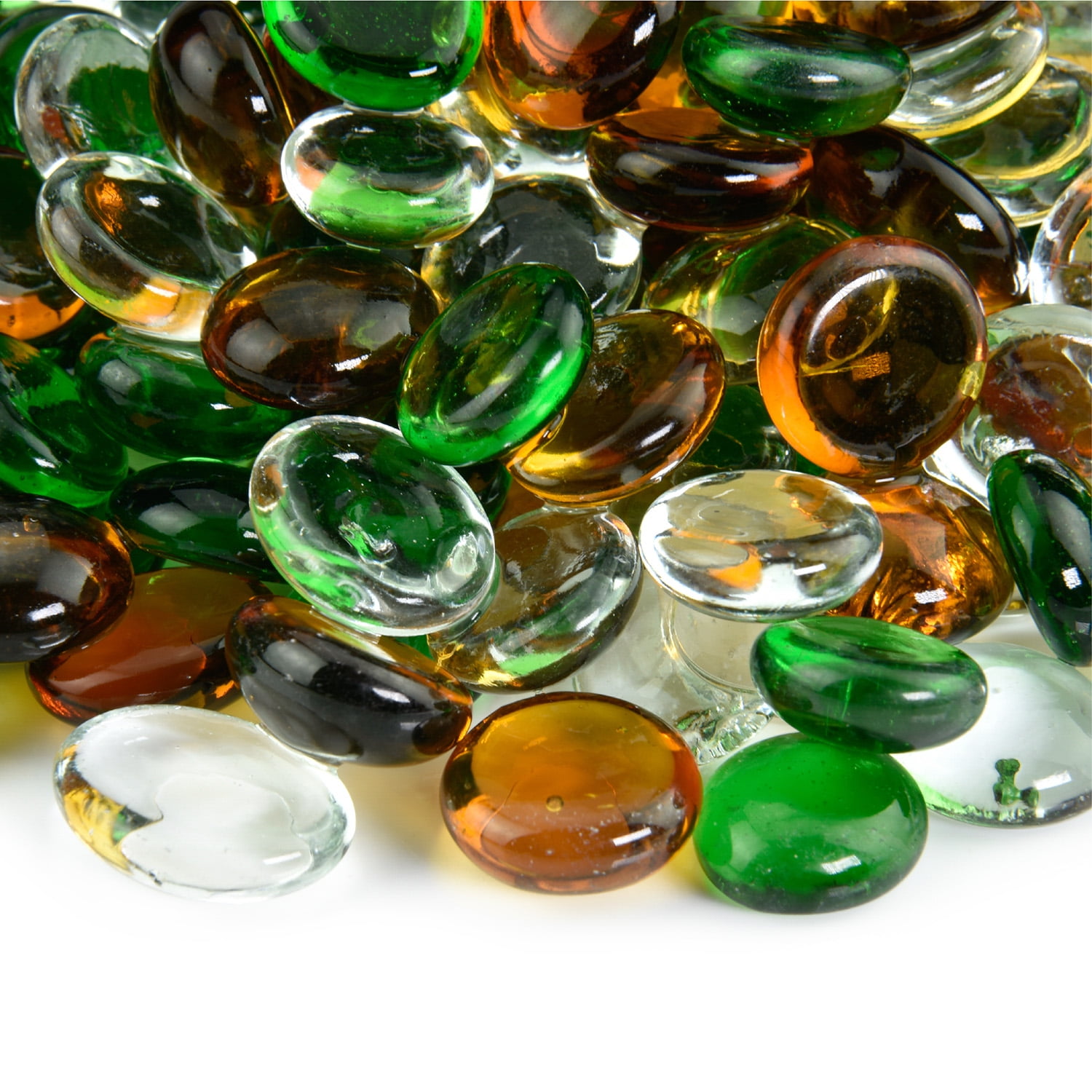 Forest Trail Blended Fire Pit Glass Beads 3/4", 10 lbs