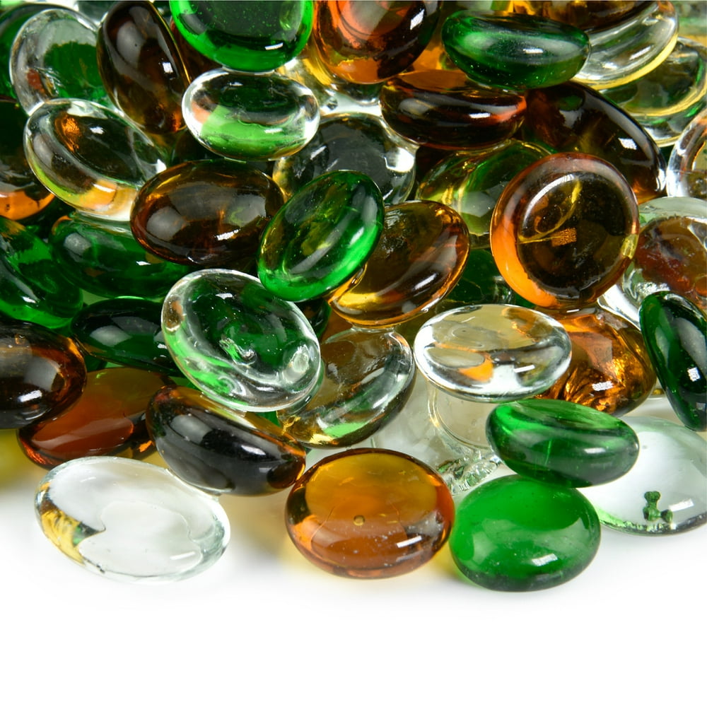 Forest Trail Blended Fire Pit Glass Beads 3/4", 10 lbs