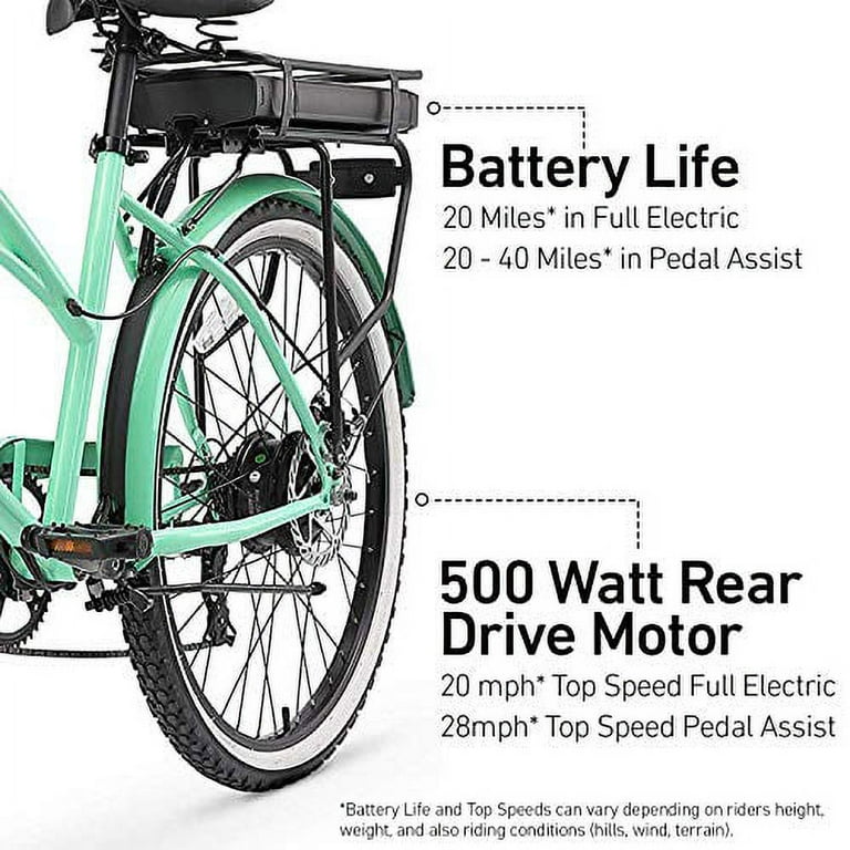 sixthreezero Around The Block Women's Electric Bicycle, 7 sixthreezero Around The Block Women's Electric Bicycle, 7