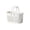 White, variant on Cadancy Portable Bath Basket with Handle Bathroom Toiletries Shower Organizer Plastic Tote for College Dorm Gym Camp Travel Cosmetic Makeup Storage Caddy