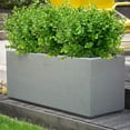 thumbnail image 5 of GRNSHTS Artificial Flowers Fake Outdoor UV Resistant Boxwood Plants Shrubs 6 Pack, Faux Plastic Greenery for Indoor Outside Hanging Planter Home Office Wedding Farmhouse Decor (Purple), 5 of 15