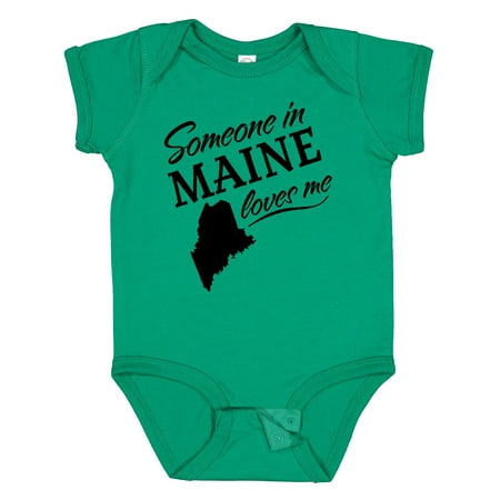 

Inktastic Someone in Maine Loves Me Gift Baby Boy or Baby Girl Bodysuit