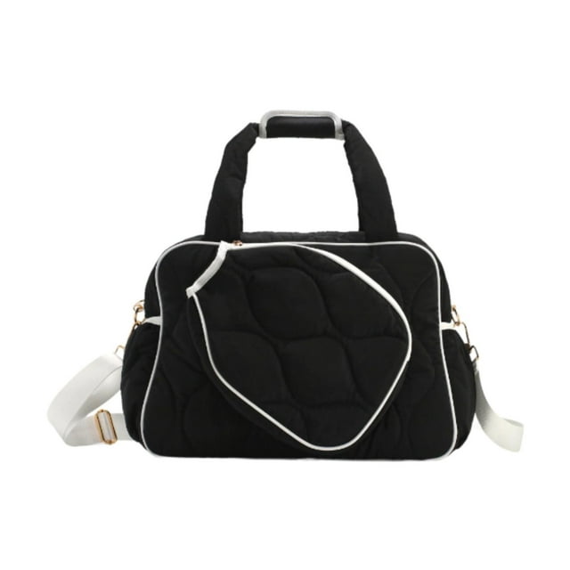 koolsoo Sac de Pickleball Sac de Transport Sac à Main Polyvalent Grand Sac de Palette de Pickleball Noir