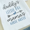 thumbnail image 6 of Bagilaanoe 2pcs Toddler Baby Boy Shorts Set Short Sleeve Letter Print T Shirt Tops + Shorts 6M 12M 18M 24M 3T Kids Casual Summer Clothes, 6 of 8