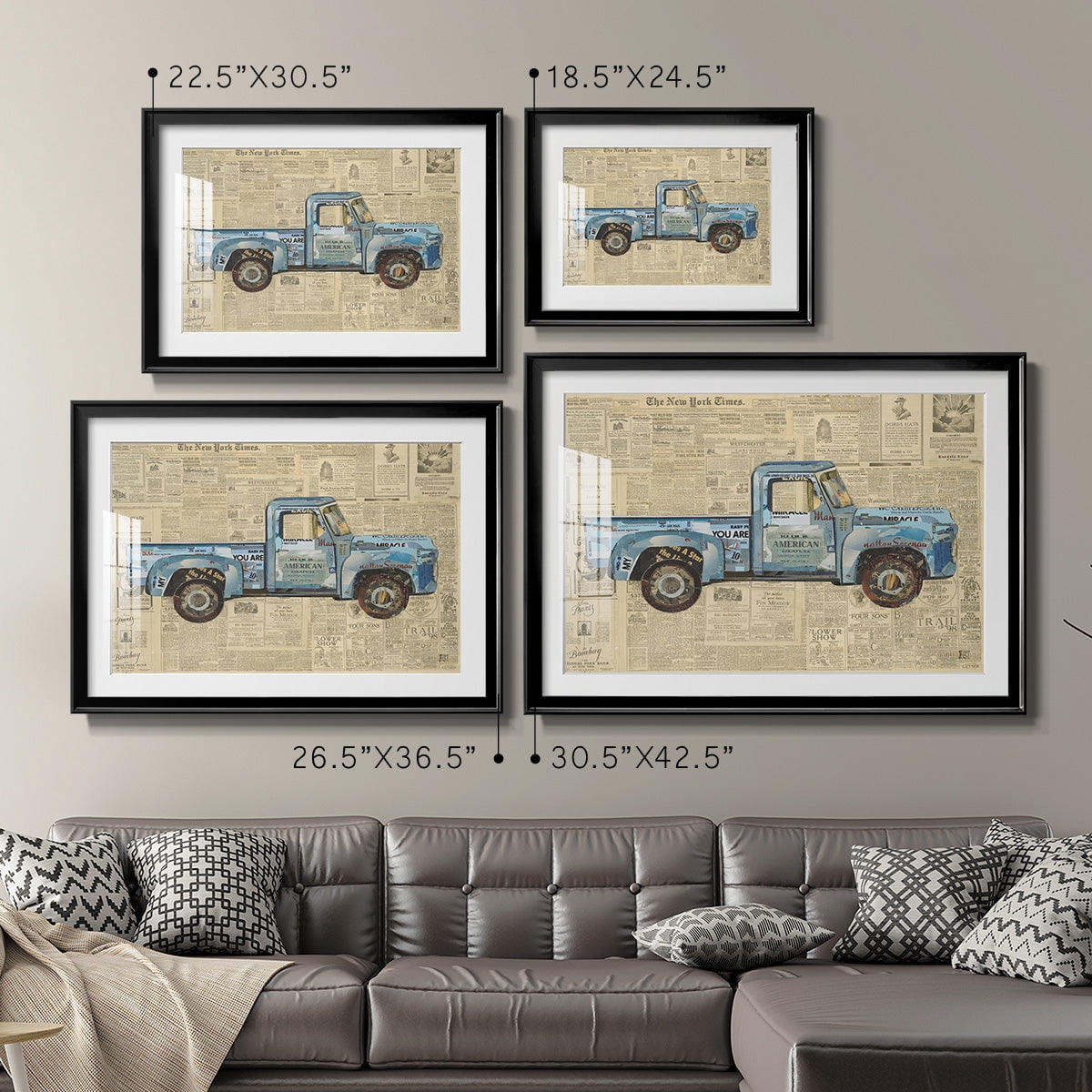 Georgeâ€™s â€™53 Ford Premium Framed Print - Ready to Hang