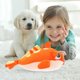 thumbnail image 2 of Koi Plush Toy Big Mouth Fish Shape for Decoration Kids Plush Toy Orange, 2 of 5