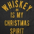 thumbnail image 2 of Mens Funny T Shirts Whiskey Is My Christmas Spirit Sarcastic Xmas Drinking Graphic Tee for Men Graphic Tees, 2 of 9