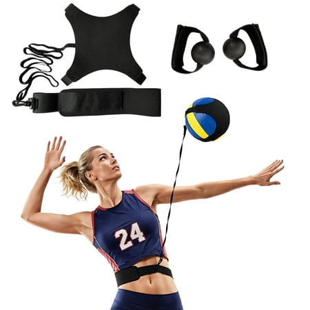 Volleyball Rebounder for Solo Practice, Adjustable Volleyball Training Equipment Aid, Volleyball Practice Equipment for Serving, Setting and Hitting